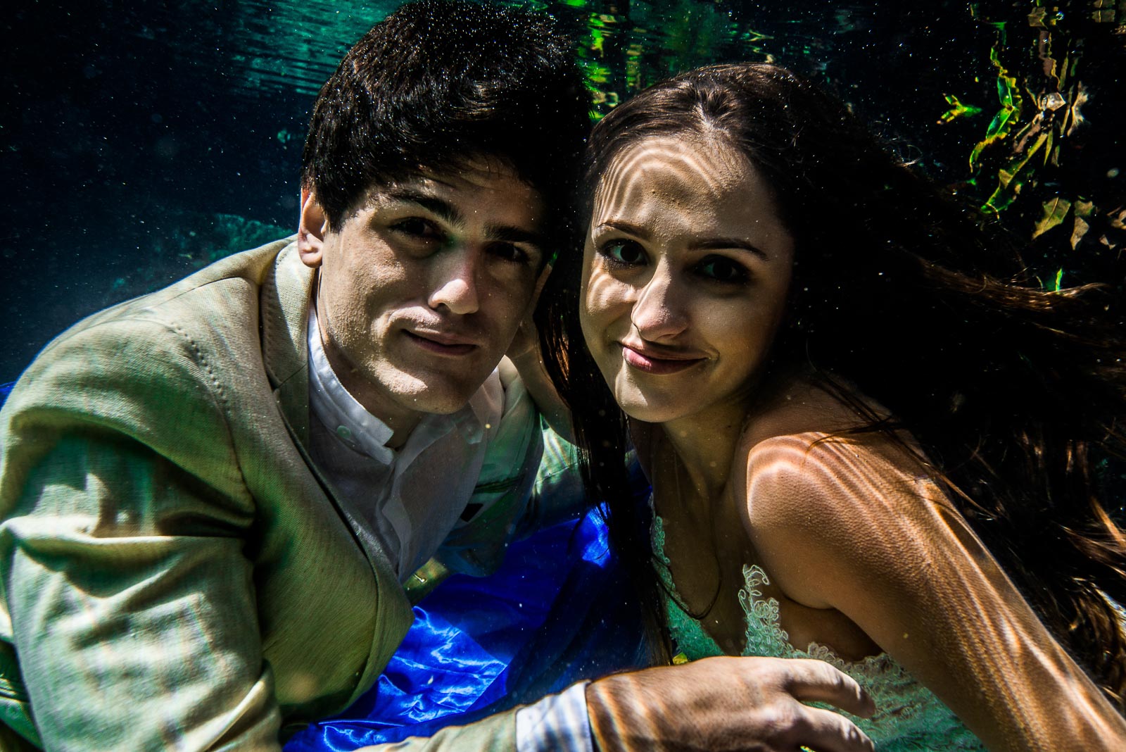 Underwater Post Wedding Photos