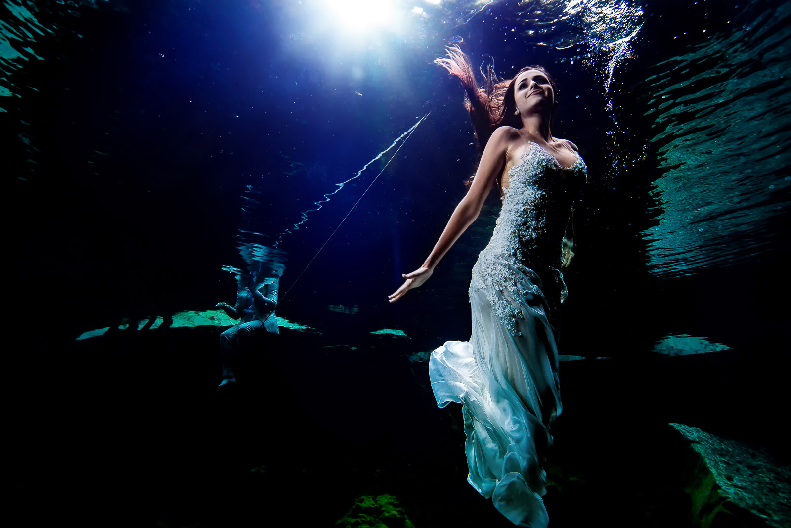 Underwater Post Wedding Photos