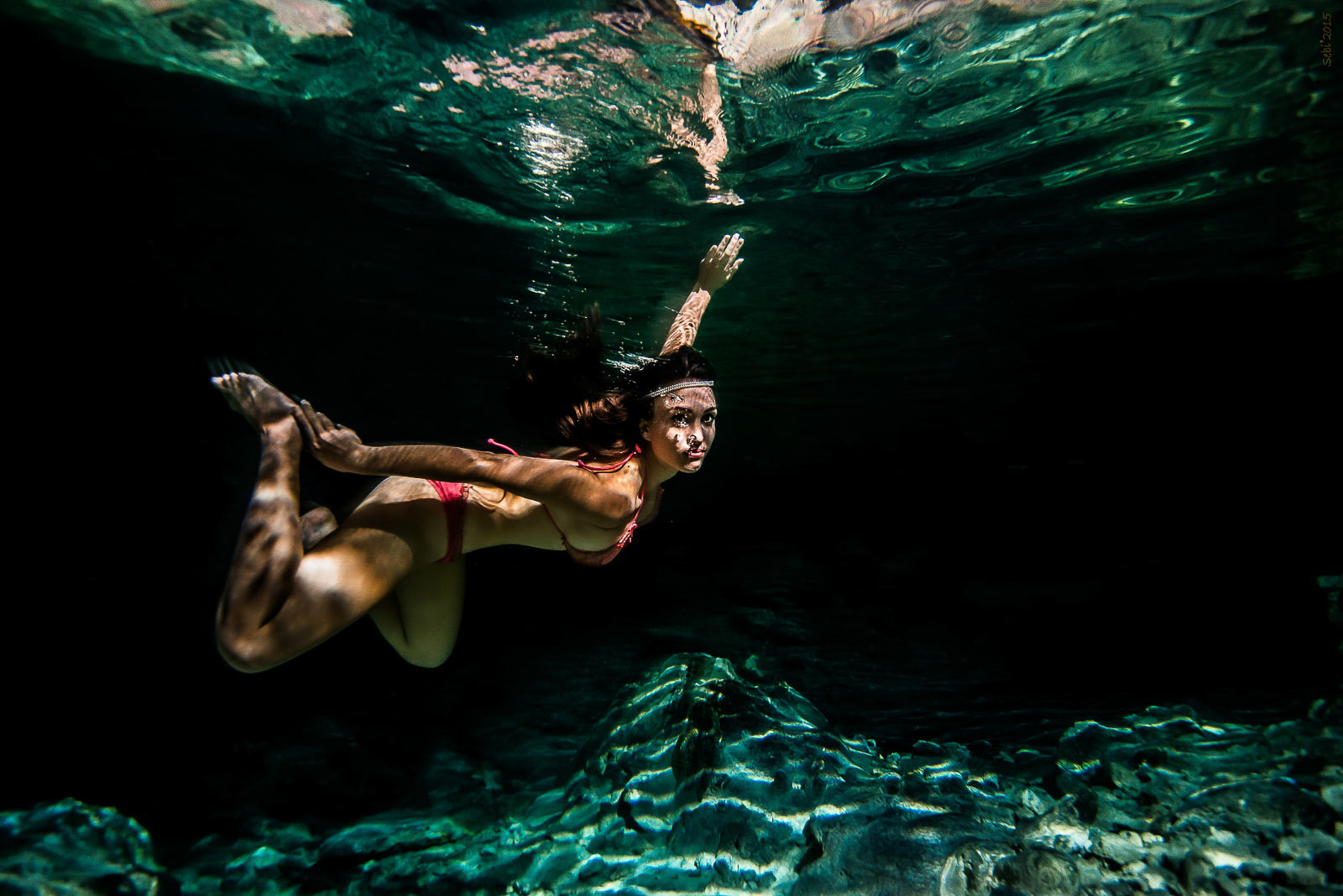 Underwater model mexico