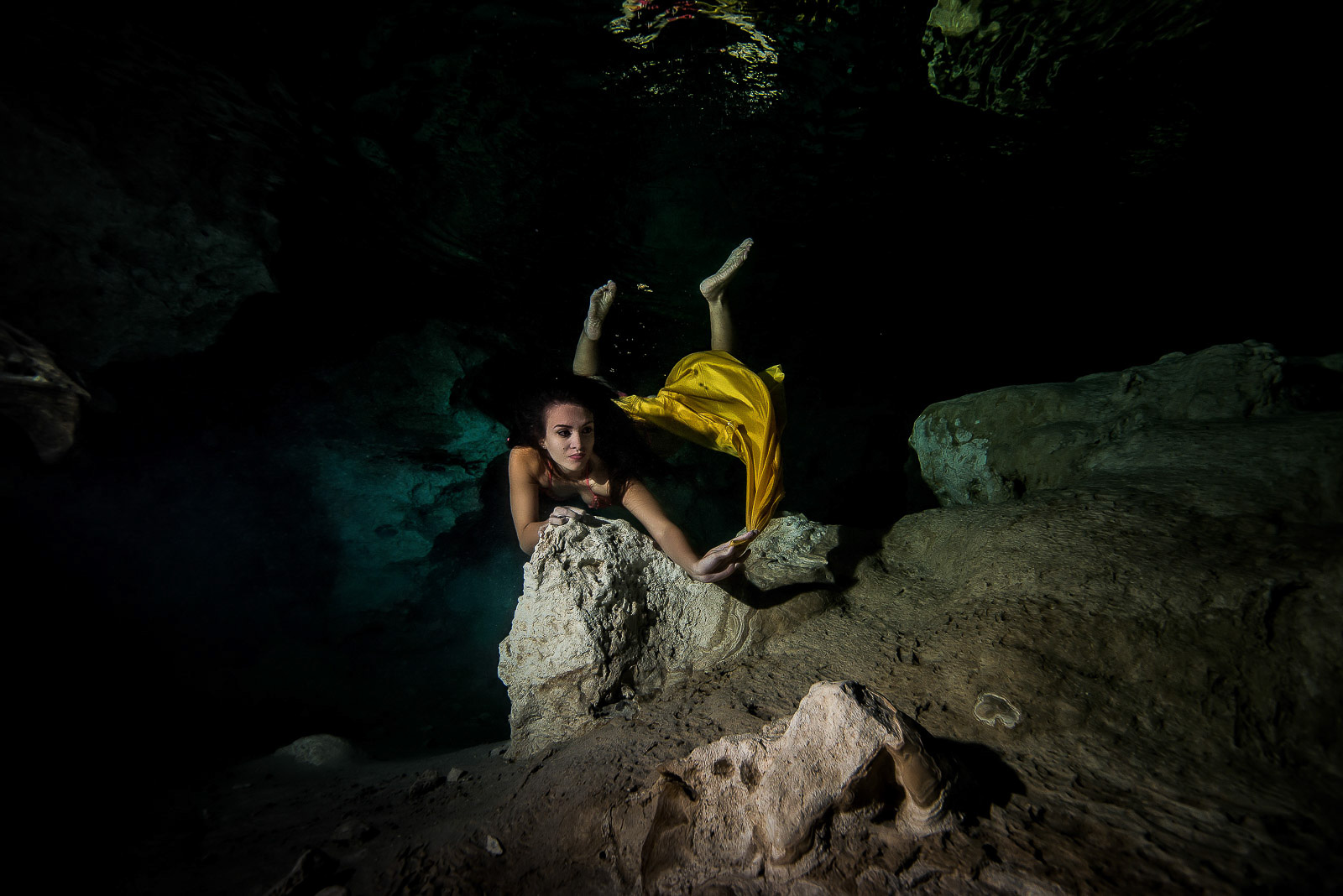 Underwater model mexico