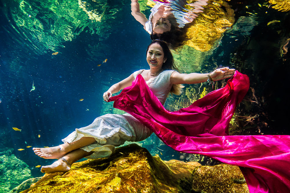 Underwater Wedding Photos – Jaqueline and André - Sebi Messina Photography