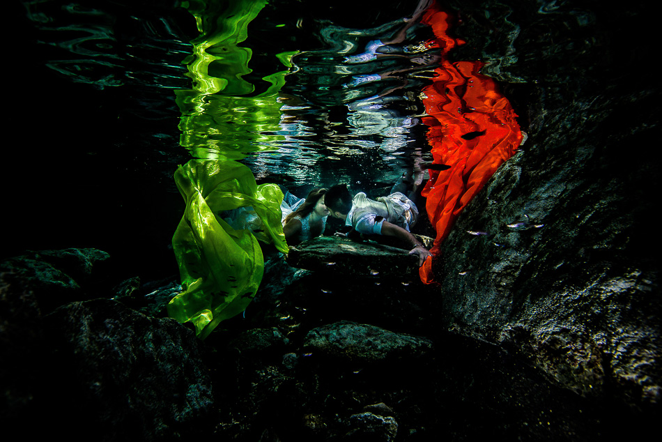 Underwater Trash The Dress Mexico