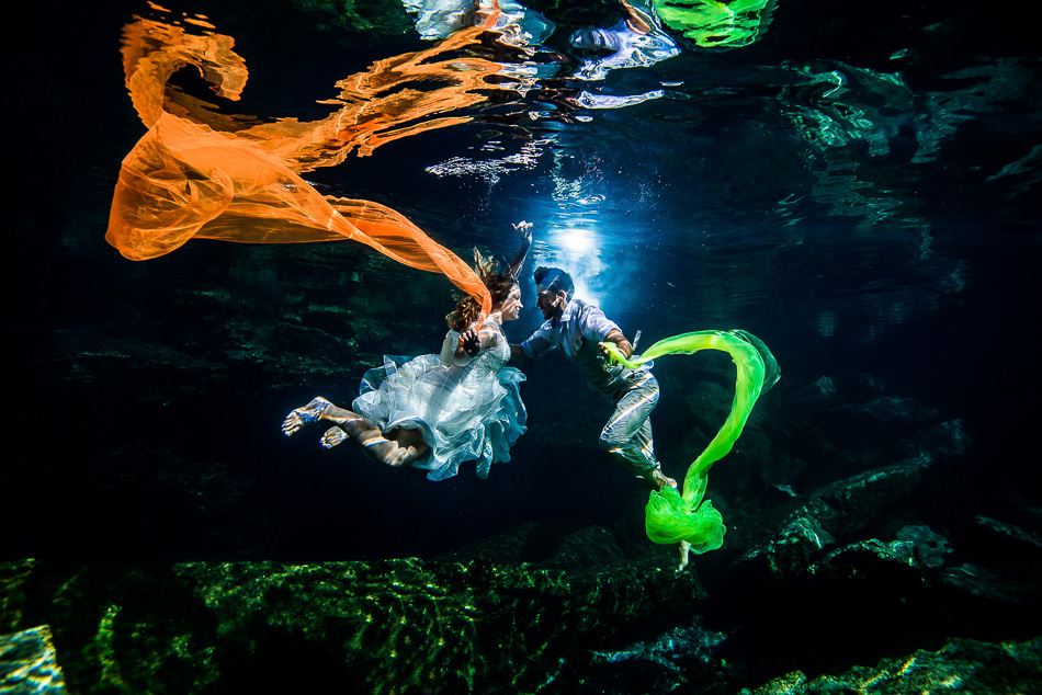 Underwater Trash The Dress Mexico