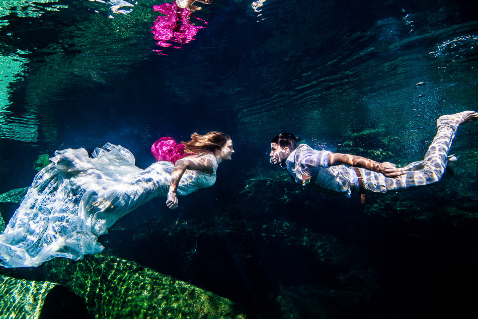 Underwater Trash The Dress Mexico