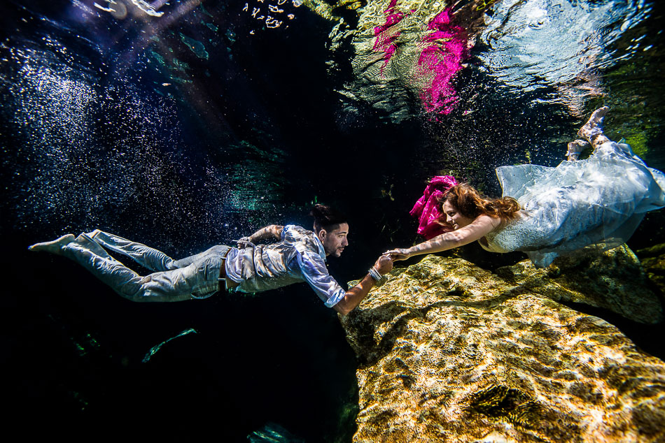 Underwater Trash The Dress Mexico