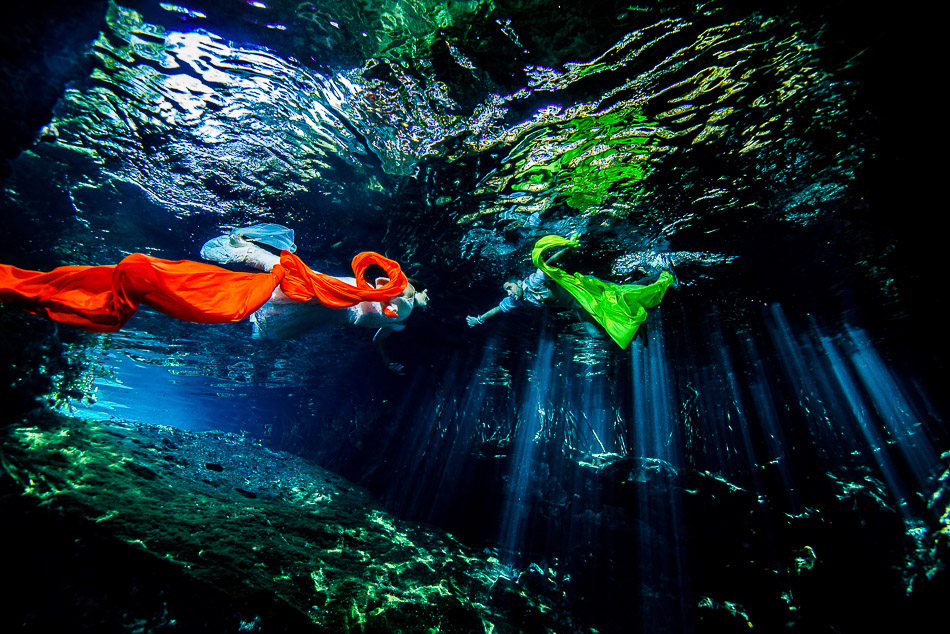 Underwater Trash The Dress Mexico